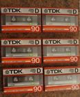 0235620100 Tdk Lot Of Vtg Audio Cassette Tapes Japan New Old