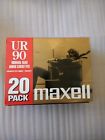 025215108549 Maxell Ur Normal Bias Audio Cassettes Pack New