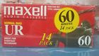 025215109058 Maxell Nip Pack Audio Cassette Tapes Minutes Ur