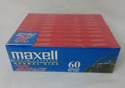 025215109072 Maxell Lot Of 20 Ur 60 Sealed Brand New Blank Cassette Tapes Pack