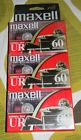 025215112133 Maxell Ur Minute Audio Cassette Tape Sealed Pack