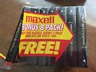 025215910074 Maxell Lot Bonus Sealed Vtg Cassette Tapes Japan
