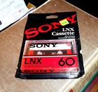 02724200112 Sony Vintage New Old Stock Lnx 60 Cassette Tape Type 1 Position