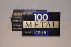 027242442153 Sony Set Of 4 New Sealed Metal 100 Cdit Type Iv Cassette Tape Made In Japan