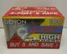 081757651806 Denon High Type Blank Cassette Tapes Pack Slim