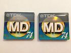 0fuvk Jehfhhfdnjhdhfhhr Tdk Mini Disc Lot Md New Sealed Unused Min