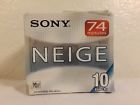 10mdw74neb Sony Neige Minidisk Recordable Md Minutes Pack