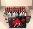 10pcs Tdk New D90 High Output Precision Cassette Mechanism Blank Audio Tape