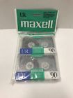 111624 Maxell Ur Two Pack Blank Cassette Audio Tapes With Warranty