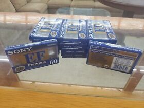 17 Sony Ef Premium 60 Type I Blank Cassette Tape Factory Sealed Rare