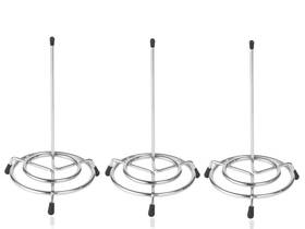 8541950144 1intheoffice Wire Receipt Spindle Chrome Holder 3 Pack