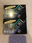 Drlsl60su 2 Fuji Dr-i Extraslim Audio Cassette 60 New Nos Nib Sealed