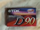 20356201005 Tdk D90 Audio Cassette High Output Dynamic Performance D-90 Mfg Lifetime Warrant
