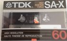 2035620200 Tdk Sa-x 60 Sealed Audiotape Cassette 1 1985 Made In Japan
