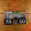 2035620540 Tdk New Sealed Sa60 Se Cassette Tape 1991 Vintage