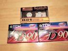 34-7023-8528-6 Scotch New Xs High Bias Cassette Tape Tdk Output Tapes