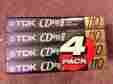 37876 Tdk 4 New Cding Ii 110 High Position Blank Cassette Tape Lot Made In The Usa 020356296100
