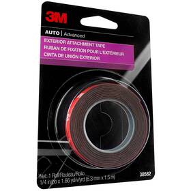 38582 3m Auto Exterior Attachment Tape 1/4 In X 5 Ft Inch