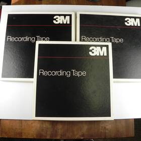 Rnb-1 3m Three Recording Reel-to-reel Audio Tapes Rnb 1/4in 10.5 Inch