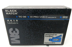 Tc-30 3m Hi Pro Vhs-c Videocassette Compact Recorder New Made In Japan