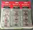 3mc-60b 811846 Sony Microcassette Blank Tapes New Sealed 9 In Pack 60 Minutes Vintage