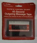 43-404a Realistic Telephone Answering Machine Second Outgoing Message Tape Radio Shac
