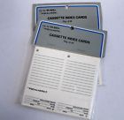 44-623 Realistic Cassette Index Cards For Jewel Boxes Packages Of