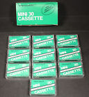 44-633 Realistic Ten Nos Mini Cassette Min Tapes For Rim Drive