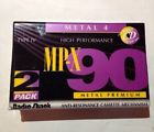 Mpx-90 44-963 Radioshack Metal Premium Min Blank Cassette Tapes Radio Shack New