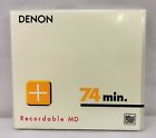 Cmd-74n 4988001706076 Denon Minute Recordable Minidisc Md New Sealed
