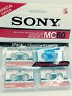 6mc60b2 Sony Microcassette Pkk Min Bonus Cleaner Sealed Dictation Cassettes