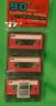 722-0126 Kmart Pack Of Minute Cassette Tapes Black Red White New