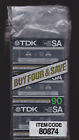 80874 Tdk Type Ii High Position Lot Blank Cassette Tapes Brand