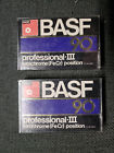 90 Basf Vintage Ferrichrome Fecr Type Pro Iii Blank Sealed Audio