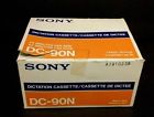 A1910238 Sony Dictation Cassette Box Of New Dc Blank Tapes