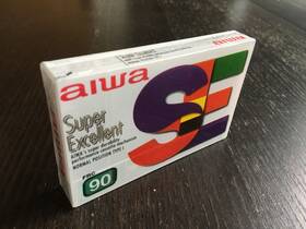 Aiwa 905524077902 Frc Se Super Excellent 90 Blank Cassette Tape Type I Made In Turkey New Nos