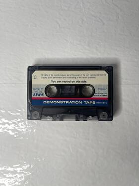 Dtr-6416 Aiwa Vintage Demonstration Cassette Tape