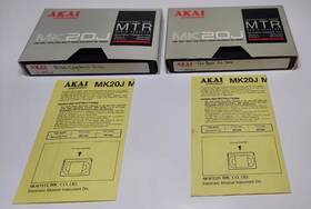 Mk20j Akai Mtr Audio Cassette Mk 20j Set Of 2
