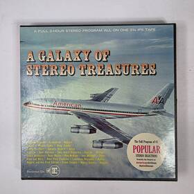 W-64-w American Airlines Astrostereo Warner Bros. Records Reprise A Galaxy Of Stereo Treasures Reel-to-reel Tape