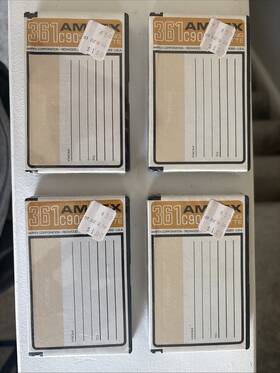 361-c90 Ampex Vintage Cassette Tapes Lot Of 4 New Sealed Nos