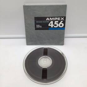 45541212 Ampex Lot Of 2 456 Grand Master 7 Inch Audio Tapes 1/2 X 1200ft