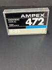 Ampex 472 C-05 Cassette Tape High Bias Professional Studio Grade Usa New Nos