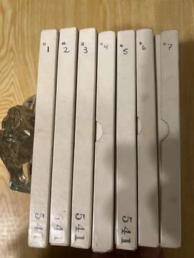 541291 Ampex Lot Of 7 541 Reel To Inch Recorded Tapes In Euc