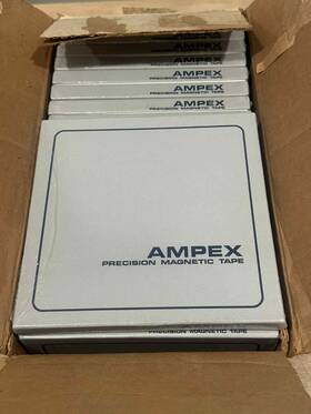 706-151b11 Ampex Lot Of 20 Precision Magnetic Tape Reels Model 706 New Sealed Og Box