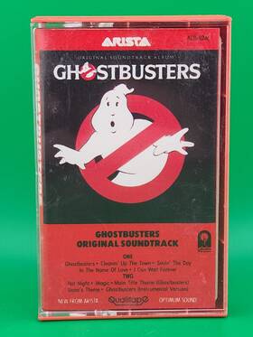 Ac8-8246 Arista Ghostbusters Original Soundtrack Audio Cassette Tape 1984