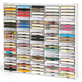 Arkiya 774196594482 115-slot Cassette Tape Storage Organizer Rack Wall Mount Holde