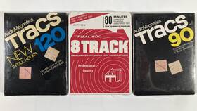 Audiomagnetics Realistic 712-5117 Blank 8-track Tape Lot 3 Sealed Audio Magnetics Tracs 90 120 And 80 Min