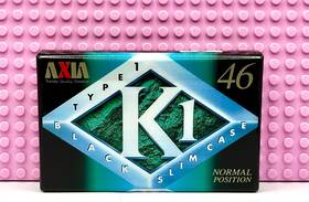 Axia 902520133021 K1 46 Vs. Iii Type I Blank Cassette Tape 1 Sealed