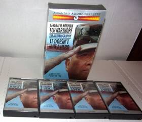 Bantam 076783025004 Vintage 1992 Audio Cassette Of 4 By General H. Norman Schwarzkopf