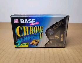 Basf 009993199278 3-pack Emtec Chrome Super Quality Ii Iec Position High Cassette Tape 90 Min